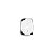 Salo Art Design Techno Receptacle 1-Gang Toggle Light Switch Wall Plate in White | 5.4375 H x 3.75 W x 0.3125 D in | Wayfair 8081 Wbl