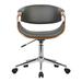 Corrigan Studio® Mcglothlin Task Chair Upholstered, Leather in Gray | 29 H x 21 W x 24 D in | Wayfair 531BA9989CB34B768001D7C4A9DBBEB1