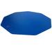 Floortex® Cleartex Medium Pile Carpet Straight Rectangular Chair Mat in Blue | 39 W x 38 D in | Wayfair 111001009RBL