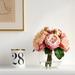 House of Hampton® Silk Rose Floral Arrangement in Glass Vase Silk | 9 H x 9 W x 9 D in | Wayfair 73E567DA52DC40E5833DE7594CC8DAD7