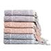 Union Rustic Hitit Luxury 4 Piece Turkish Cotton Hand Towel Set Turkish Cotton in Pink/Gray/White | Wayfair 1A7D35B8624A448D9393FC124B6738CC