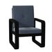 Woodard Vale Patio Dining Armchair w/ Cushion in Black | 37.5 H x 27.25 W x 30.25 D in | Wayfair 7D0401-92-53N