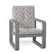Woodard Vale Patio Dining Armchair w/ Cushion, Linen | 37.5 H x 27.25 W x 30.25 D in | Wayfair 7D0401-72-40Y