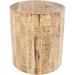 Birch Lane™ Pietra Drum End Table Wood in Brown | 18 H x 16 W x 16 D in | Wayfair 2676DA4C84014E0CA8FAC3BF4591ECF8