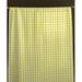 Rosalind Wheeler Lombard Gingham Room Darkening Outdoor Rod Pocket Single Curtain Panel Polyester in Black/Yellow | 108 H in | Wayfair