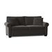 Red Barrel Studio® Quaker 77" Rolled Arm Sleeper w/ Reversible Cushions Wood/Polyester in Brown | 36 H x 77 W x 37 D in | Wayfair Sofas