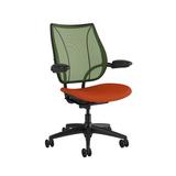 Humanscale Liberty® Ergonomic Mesh Task Chair Upholstered/Mesh in Red/Orange/Gray | 43.3 H x 26.5 W x 25 D in | Wayfair L113BM41CF86XFSHNSC