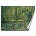 Vault W Artwork Trees & Undergrowth, 1887 by Vincent Van Gogh - Print on Canvas in Green | 14 H x 19 W x 0.1 D in | Wayfair BL0412-C1419MX