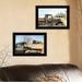 Gracie Oaks Vintage Farm Trucks 2-Piece Vignette Framed Wall Art for Living Room Home Wall Décor by Lori Deiter Paper | 15 H x 21 W x 1 D in | Wayfair