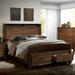 Loon Peak® Mcmaster Low Profile Storage Platform Bed Metal in Brown | 55 H x 64 W x 85 D in | Wayfair 5985376D7728437F8ED7B792115B4438