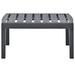 Highland Dunes Outdoor Side Table Garden Patio End Coffee Table w/ Storage Plastic Plastic in Gray | 15 H x 30.71 W x 21.65 D in | Wayfair