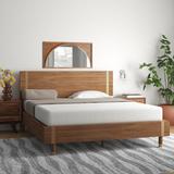 Mercury Row® Byron Low Profile Platform Bed Wood in Brown | 46 H x 59.5 W x 82 D in | Wayfair 22500DD6EC39402BB6936A6E2038931A