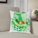 The Holiday Aisle® Suren Nersisyan St. Patrick's Day Throw Pillow Polyester/Polyfill/Synthetic | 16 H x 16 W x 2 D in | Wayfair HLDY1158 28016080