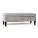 Red Barrel Studio® Congaree Upholstered Flip Top Storage Bench Linen/Performance Fabric/Polyester/Cotton | 18 H x 48 W x 21 D in | Wayfair