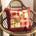 Dakota Fields Bourgeois Patch Throw Pillow Down/Feather/Wool in Red | 20 H x 20 W in | Wayfair BNGL1567 26233935