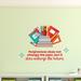 Zoomie Kids Forgiveness Book School Class Vinyl Wall Decal Vinyl in Gray/Red | 8 H x 10 W in | Wayfair 560FCC99E8034F89B7783979C59642A7