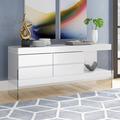 Wade Logan® Thane Buffet Table Wood in White | 31 H x 72.5 W x 18 D in | Wayfair D7739D99AF2D476EB961E425A57E0EF1