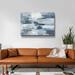 Latitude Run® 'Clear Water Indigo & Gray' - Painting Print Canvas in Blue/Gray | 2 D in | Wayfair C185F18D1F8F4D4CBCD8BBEB5922B859