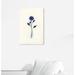 Red Barrel Studio® Floral & Botanical Simply Blue Anemone Florals - Wrapped Canvas Graphic Art Print Canvas in Blue/White | Wayfair
