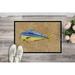 Highland Dunes Eoghan Dolphin Mahi Mahi Non-Slip Indoor Door Mat Synthetics | Rectangle 1'6" x 2' 3" | Wayfair 5E19B65EDEE345ABA898D03DD60C0F1D