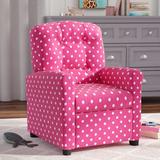 Harriet Bee Cyion Recliner, Wood in Pink | 29 H x 23 W x 25 D in | Wayfair VVRE3913 42728693