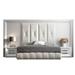 Hispania Home London Tufted Standard Bed Upholstered/Faux leather | 61 H x 135 W x 85 D in | Wayfair BEDOR124-QM