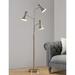 Corrigan Studio® Shoalhaven 75" Tree Floor Lamp Metal in Gray | 75 H x 11.75 W x 11.75 D in | Wayfair 4CA78F9052F9483E995BA0943C0487AF