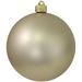 The Holiday Aisle® 6" (150mm) Ornament, Commercial Grade Shatterproof , Ball Shape Ornament Decorations in Yellow | 12 H x 6 W x 6 D in | Wayfair