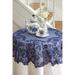 Ophelia & Co. Krauss Floral Round Table Topper Polyester in Blue | 42 D in | Wayfair 77FFC2BEE0D64652B0507029E1C77436