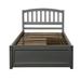 Lark Manor™ Artra Solid Wood Platform Bed Wood in Black/Brown | Twin | Wayfair 46AEE03FF690417680E08A7EEC645D11