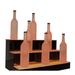 Wrought Studio™ Latif 3 Tier Display Bar Wood in Black | 12 H x 14 D in | Wayfair 2230E57E07044EA2AEC6003EC7C9EEE9