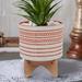 Foundry Select Maddux Ceramic Pot Planter Ceramic in Red | 12 H x 10 W x 10 D in | Wayfair 44C27856841743AB864BC746EF7F4CDE