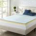 White Noise Convoluted Swirl 4 Memory Foam Mattress Topper Gel Memory Foam | 79 H x 59 W x 4 D in | Wayfair 2D0CA7F054194C0095DCBA388E423320