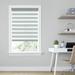 Terra LEVOLOR Custom Cordloop Banded Roller Shades, Terra in Blue Gray Synthetic Fabrics | 64 H x 33.25 W x 3 D in | Wayfair