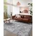 White 18 x 18 x 0.13 in Area Rug - Foundry Select Maysonet Southwestern Gray/Charcoal Area Rug Polyester | 18 H x 18 W x 0.13 D in | Wayfair