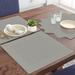 Lark Manor™ Adwin 6 Piece Placemat Set Polyester in Gray | 19 W x 0.25 D in | Wayfair 32C7C57E636741DA8E41ECE0238CCFC9