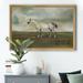 Union Rustic A Gray Hunter in a - Picture Frame Painting Print on Canvas Canvas, Solid Wood in Green/White | 18.5 H x 24.5 W x 1.5 D in | Wayfair