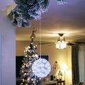 The Holiday Aisle® 24 Light Lanterns Ball in White | 31.5 H x 5 W x 5 D in | Wayfair 2507859B646348FB872E6EC1115B3D7D
