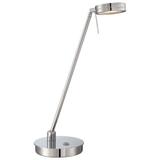 Latitude Run® 18.75" Desk Lamp 18.75 H x 6.25 W x 6.3 D in grayMetal in Chrome | 18.75" H X 6.25" W X 6.3" D | Wayfair WADL1604 25471554