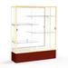 Ghent Spirit Series Floor Display Case Metal in Red/Yellow | 72 H x 60 W x 16 D in | Wayfair 375MB-GD-MN