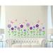 Wall Decal Source Flower & Butterfly Wall Decal Vinyl in Yellow/Black | 20 H x 60 W in | Wayfair 10109-B