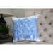 Lark Manor™ Newt Square Pillow Cover & Insert Polyester/Polyfill blend in Blue | 16 H x 16 W x 6 D in | Wayfair 53F952822456409192298B4F640A251F