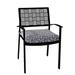 Woodard New Century Stacking Patio Dining Armchair Metal | 33.75 H x 22.5 W x 23.75 D in | Wayfair 930017ST-48-43C