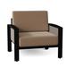 Woodard Metropolis Patio Chair w/ Cushions in Black | 28.25 H x 36.25 W x 33 D in | Wayfair 3G0406-92-27Y-35B