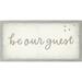 Winston Porter Be Our Guest Wall Mounted Magnetic Board Manufactured Wood/Metal in Brown/Gray | 6 H x 12 W x 2 D in | Wayfair