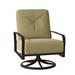 Woodard Fremont Outdoor Rocking Chair in Black/Brown | 40 H x 30 W x 37.75 D in | Wayfair 9U0677-48-87N