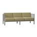 Woodard Jax Patio Sofa Metal/Sunbrella® Fabric Included in Gray/Brown | 25.5 H x 76.5 W x 28.25 D in | Wayfair 2J0020-72-23M