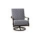 Woodard Wiltshire Outdoor Rocking Chair in Gray/Brown | 35.5 H x 28.5 W x 36.75 D in | Wayfair 4Q0465-70-43C