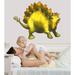 Wallhogs Stegosaurus Wall Decal Canvas/Fabric in Green/Yellow | 19.5 H x 24 W in | Wayfair birg76-t24