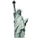 Wallhogs Statue of Liberty Wall Decal Canvas/Fabric in Black/Gray | 24 H x 10 W in | Wayfair plc8-t24